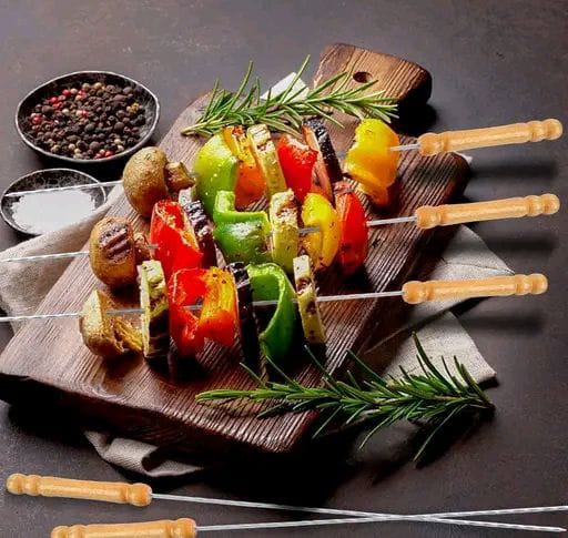 'charcoal grill , Set of 4 - Portable Free-Standing Folding Charcoal Barbecue
