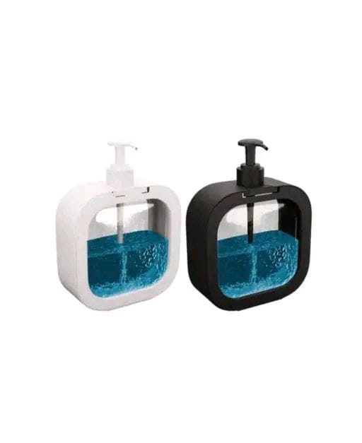 Pack of 2) 300ml Multipurpose Liquid Soap Refillable Plastic Dispenser