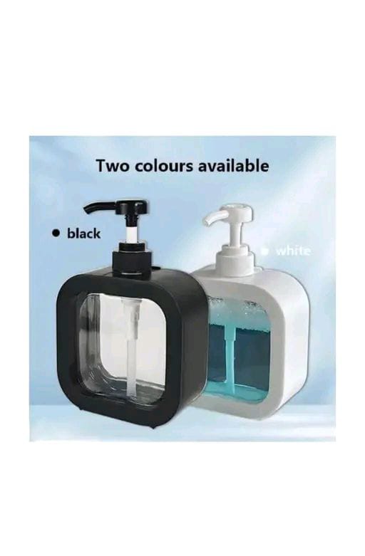Pack of 2) 300ml Multipurpose Liquid Soap Refillable Plastic Dispenser
