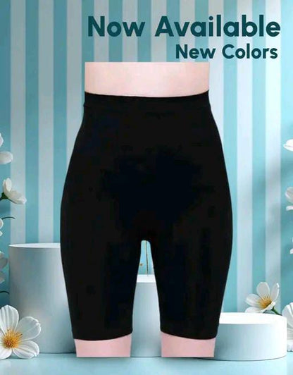 SlimAura Women's No Rolling Down Tummy Control High Waist Shapewear