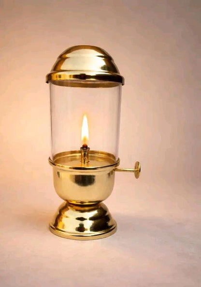 pcs  Akhand jyot Diya with adjustable  wick batti lifting screw lever for p... Wishlist