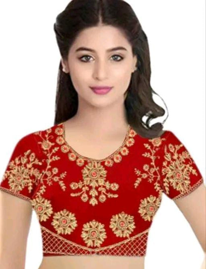Gabani Fashion Cutwork Mirror Saree